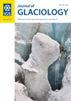 JOURNAL OF GLACIOLOGY雜志封面